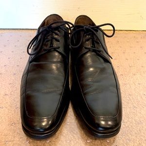 Bruno Magli Rammola Leather Lace-Ups Black Oxford Men’s Dress Shoes from Italy